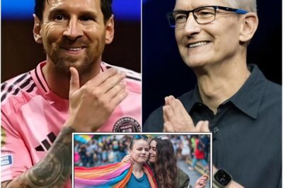 SHOCKING NEWS: Famous LGBT billionaire Tim Cook has reportedly offered Inter Miami’s number one star, Lionel Messi, a $199 million contract—with one condition: Messi must appear in a pro-LGBT advertisement at every event he attends. In response, Messi reportedly sent back a single sentence that left the entire sports world speechless…